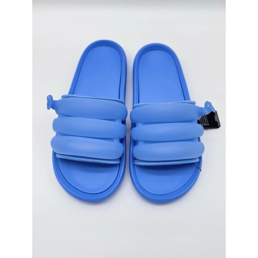 Size 7M, 8W- Adidas Adilette Zplaash Summer Slides Ocean Blue